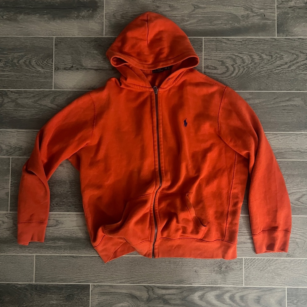 Orange Polo Ralph Lauren Zip up